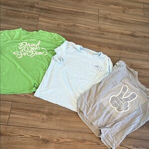 Dutch Bros Coffee Shirts Set in Green, Light Blue, and Gray